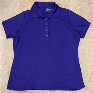 Nike Women's Button Down Shirt - Vibrant Purple